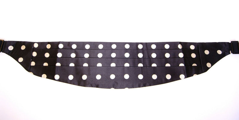 Dolce &amp; Gabbana Zwarte Taille Smoking Tuxedo Cummerbund Riem