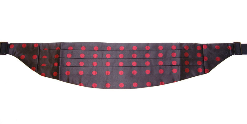Dolce &amp; Gabbana Zwarte Taille Smoking Tuxedo Cummerbund Riem