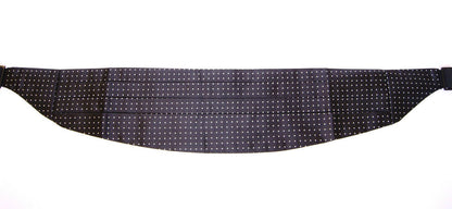Dolce &amp; Gabbana Zwarte Taille Smoking Tuxedo Cummerbund Riem