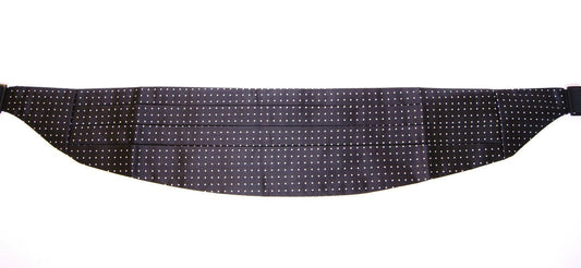 Dolce &amp; Gabbana Zwarte Taille Smoking Tuxedo Cummerbund Riem