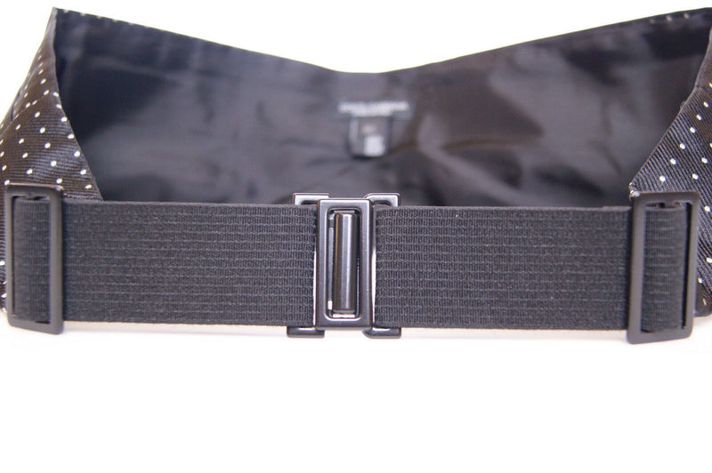 Dolce &amp; Gabbana Zwarte Taille Smoking Tuxedo Cummerbund Riem