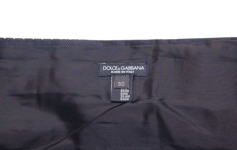 Dolce &amp; Gabbana Zwarte Taille Smoking Tuxedo Cummerbund Riem