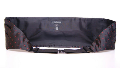 Dolce &amp; Gabbana Zwarte Taille Smoking Riem Cummerbund