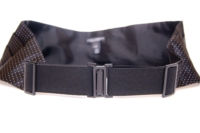 Dolce &amp; Gabbana Zwarte Taille Smoking Tuxedo Cummerbund Riem