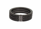 Nialaya Noir CZ Argent Sterling 925 Femme