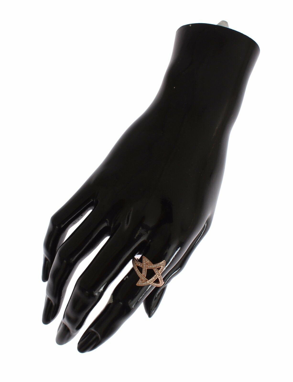 Bague Nialaya pour femme en argent 925 et zircone cubique transparent