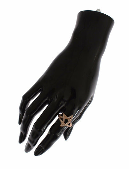 Bague Nialaya pour femme en argent 925 et zircone cubique transparent