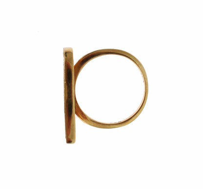 Bague authentique Nialaya pour femme en argent 925 et or avec zircone cubique transparent