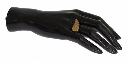 Bague authentique Nialaya pour femme en argent 925 et or avec zircone cubique transparent