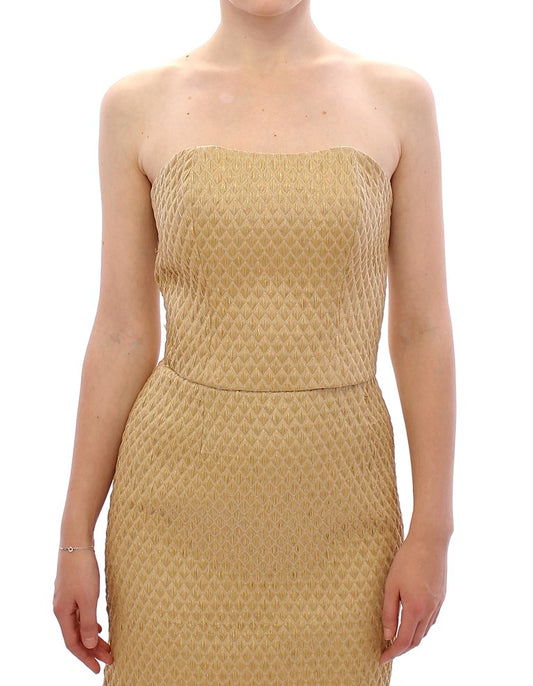 Débardeur en soie beige Andrea Incontri