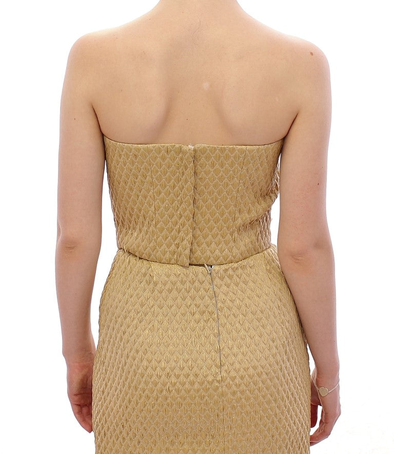 Débardeur en soie beige Andrea Incontri