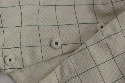 Haut chemise en coton blanc à carreaux Andrea Incontri