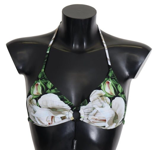 Dolce &amp; Gabbana Halterbikinitop met bloemenprint in verschillende kleuren