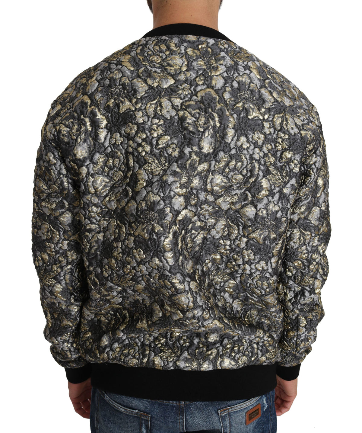 Pull en jacquard multicolore à motif palmiers SAMBA de Dolce &amp; Gabbana