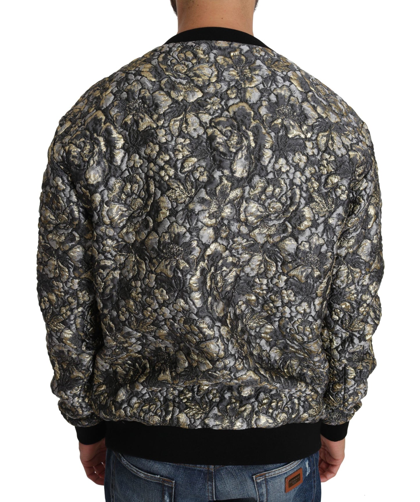 Pull en jacquard multicolore à motif palmiers SAMBA de Dolce & Gabbana