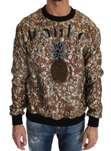 Pull en jacquard multicolore à motif ananas Mambo de Dolce &amp; Gabbana