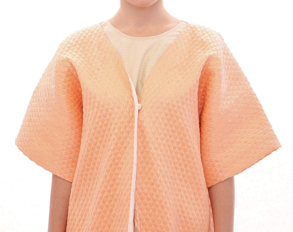 Veste-manteau rose à manches courtes d'Andrea Incontri