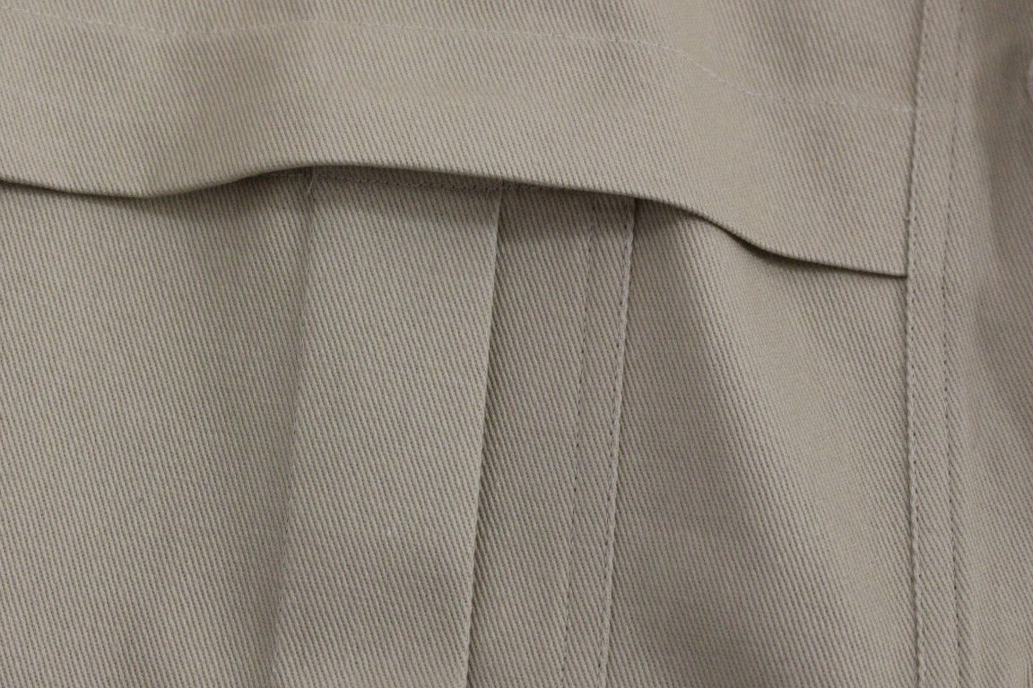 Blouse beige sans manches Andrea Incontri
