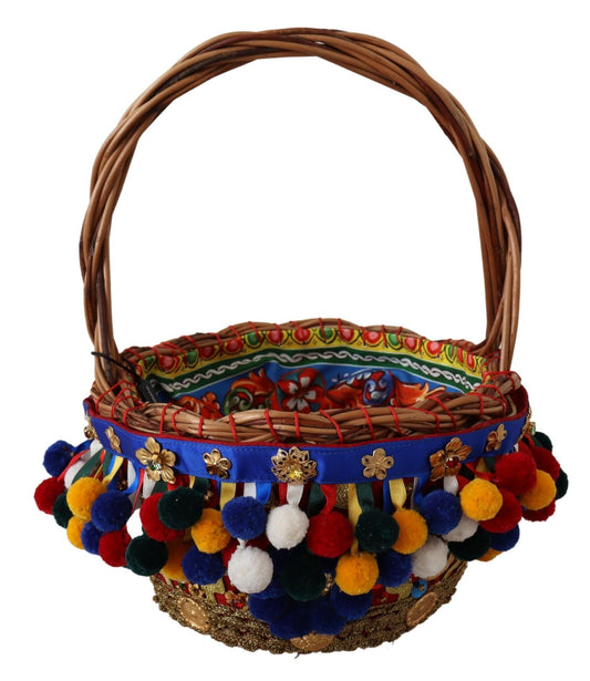 Sac fourre-tout Agnese en coton multicolore Dolce &amp; Gabbana