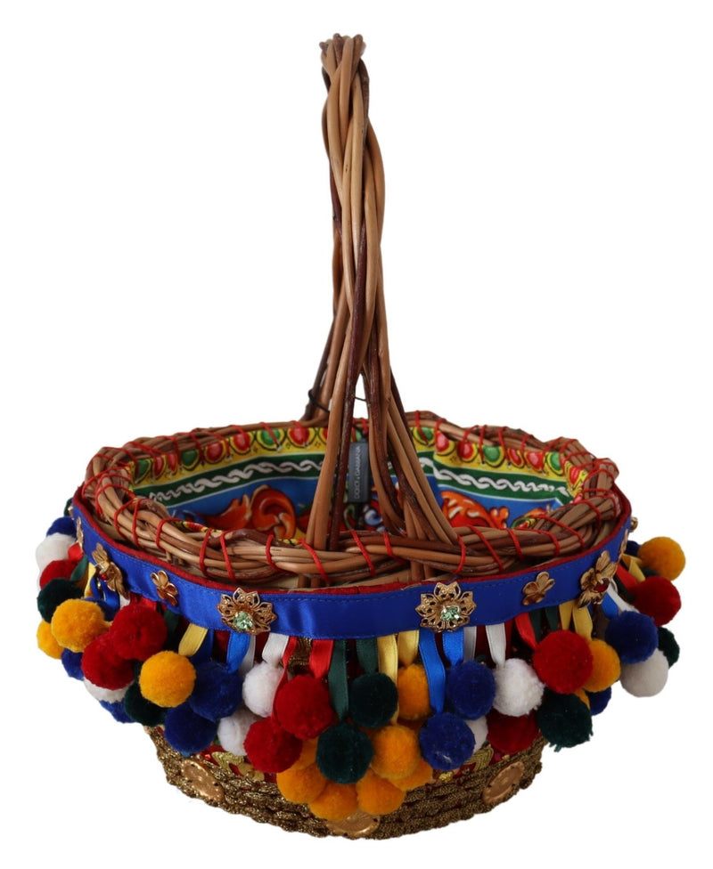 Sac fourre-tout Agnese en coton multicolore Dolce &amp; Gabbana