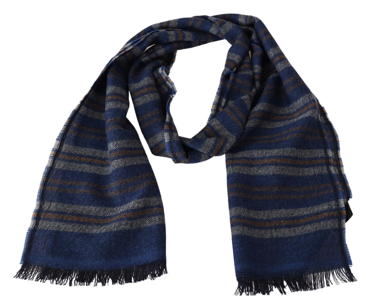 Châle Missoni multicolore en laine rayée