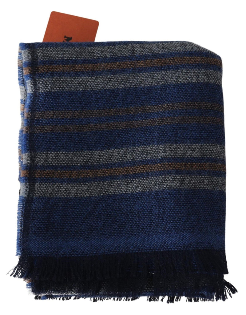 Missoni Multicolor Wollen Gestreepte Nekwarmer Sjaal