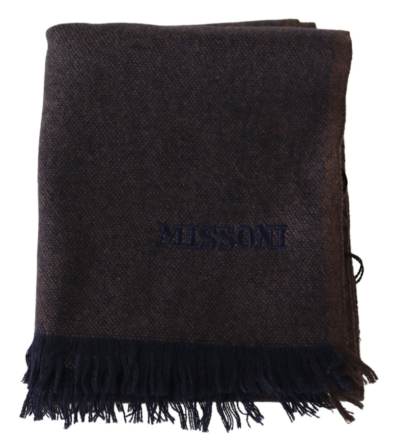 Missoni Bruine 100% Kasjmier Nekwarmer Franjes Sjaal
