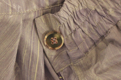 Shorts portefeuille violets Licia Florio, au-dessus du genou