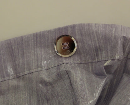 Jupe portefeuille violette en viscose au-dessus du genou de Licia Florio