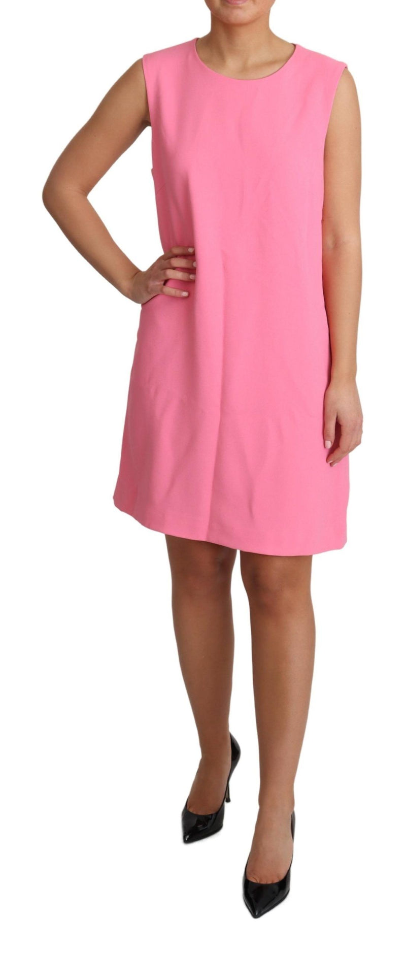 Robe Dolce &amp; Gabbana rose sans manches mi-longue