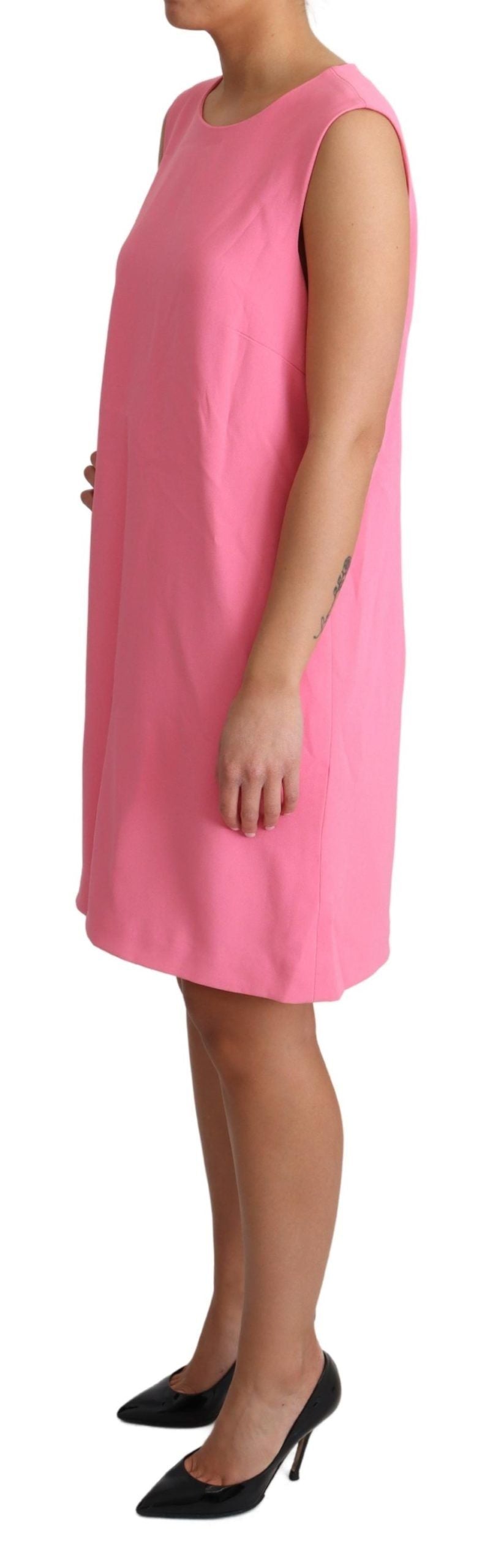 Robe Dolce &amp; Gabbana rose sans manches mi-longue