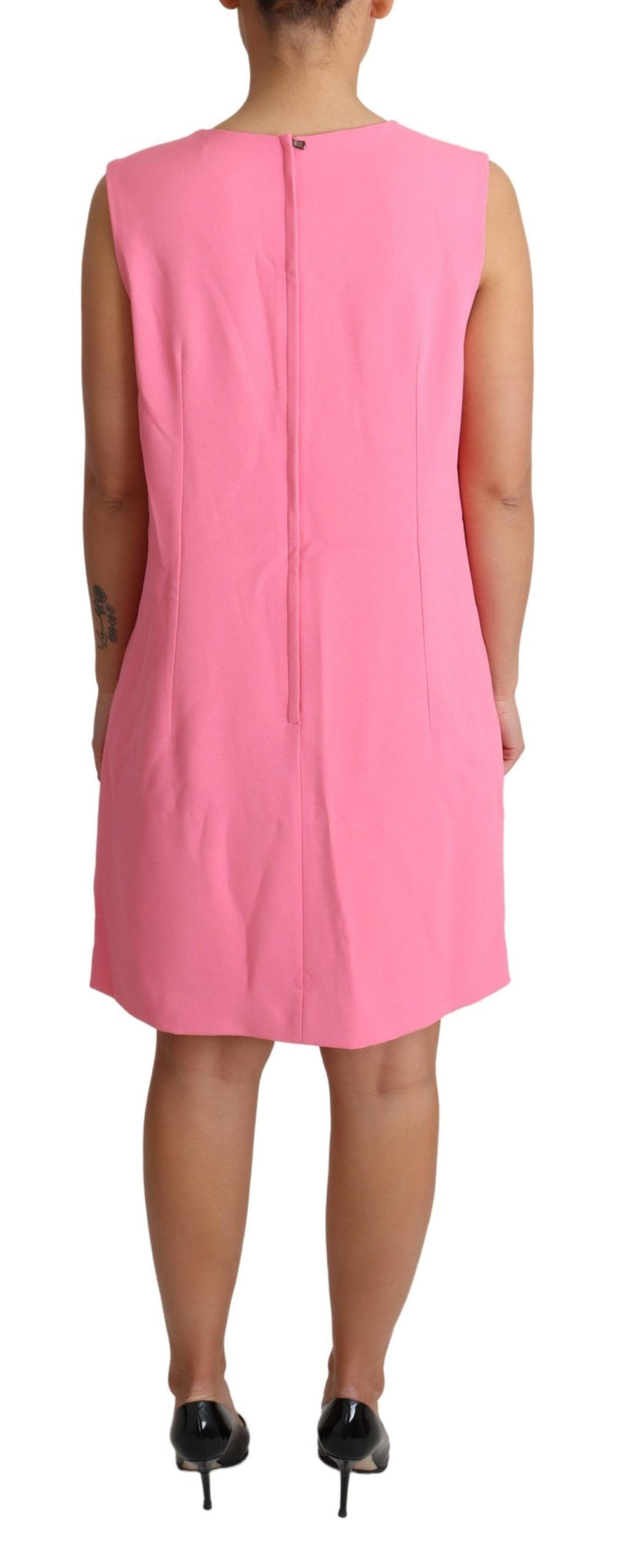 Robe Dolce &amp; Gabbana rose sans manches mi-longue