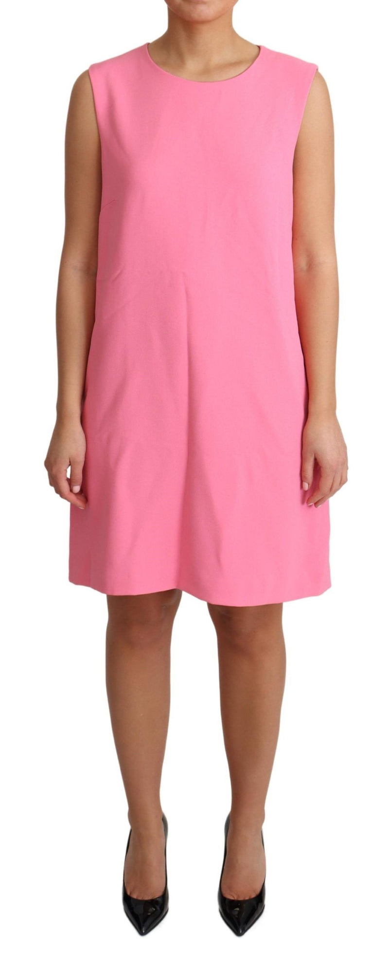 Robe Dolce &amp; Gabbana rose sans manches mi-longue