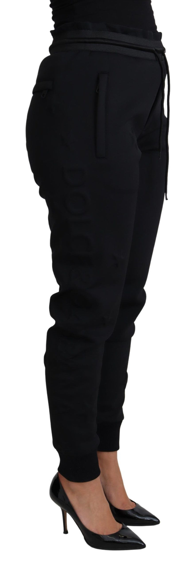 Pantalon de jogging Dolce &amp; Gabbana en néoprène polyester noir