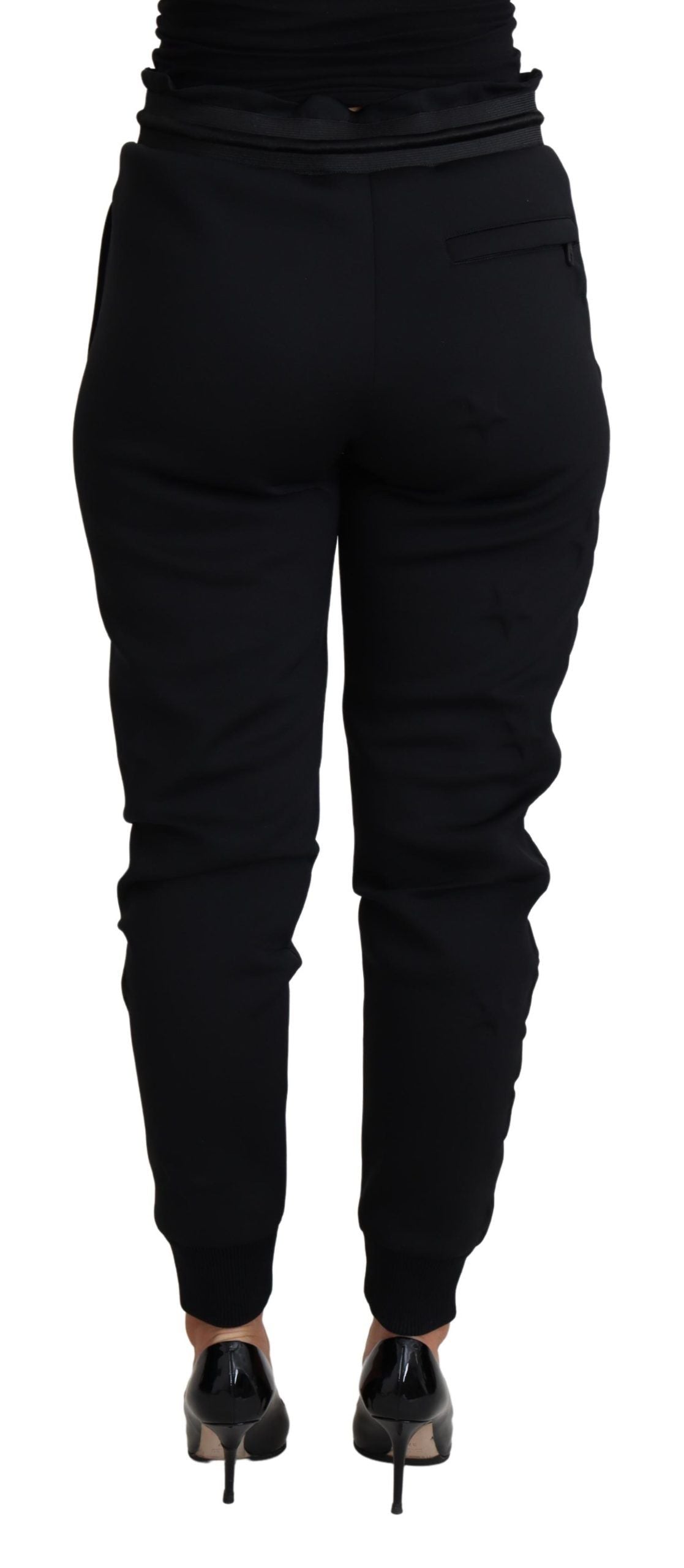 Pantalon de jogging Dolce &amp; Gabbana en néoprène polyester noir
