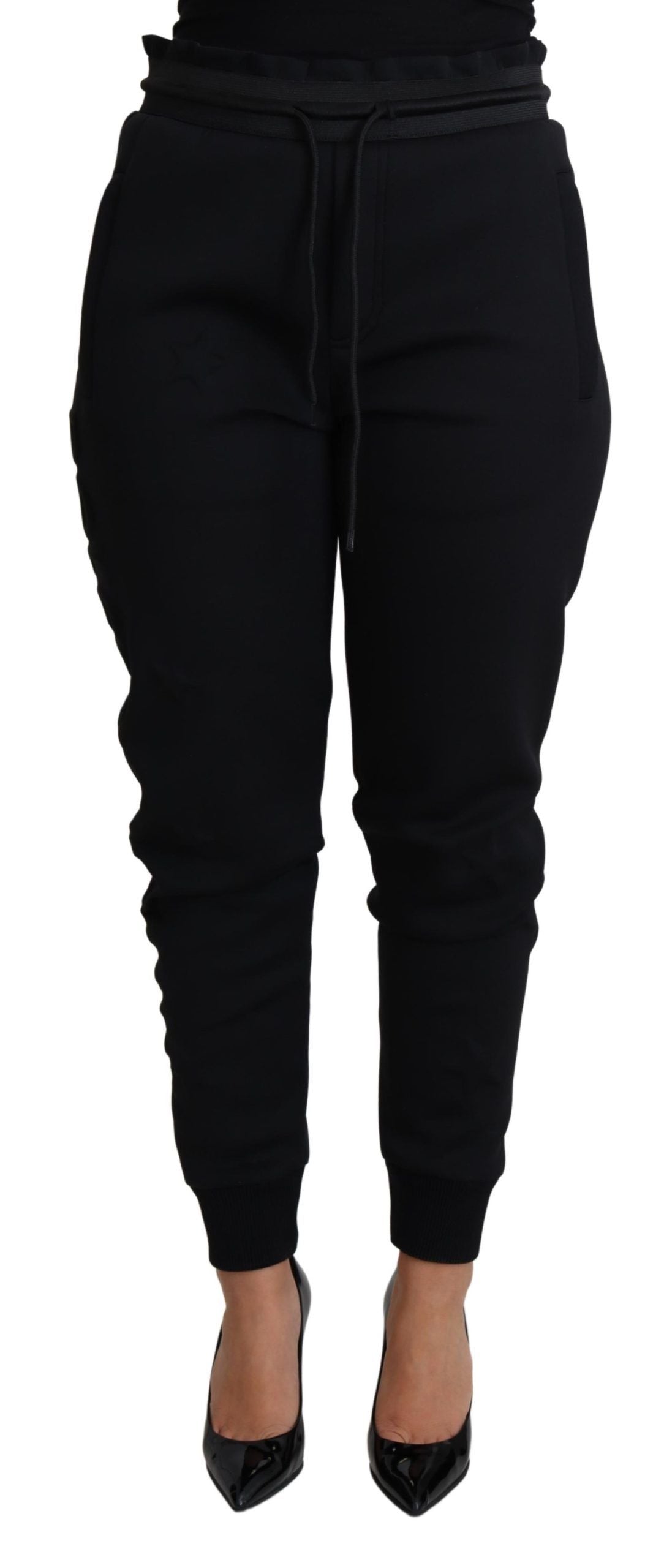 Pantalon de jogging Dolce &amp; Gabbana en néoprène polyester noir