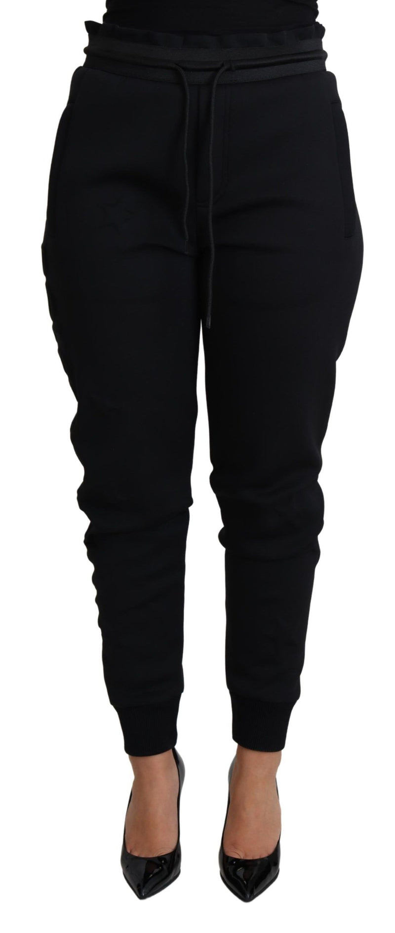 Pantalon de jogging Dolce &amp; Gabbana en néoprène polyester noir