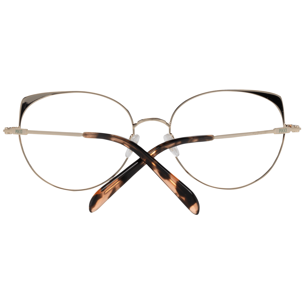 Lunettes Emilio Pucci en métal doré (montures)