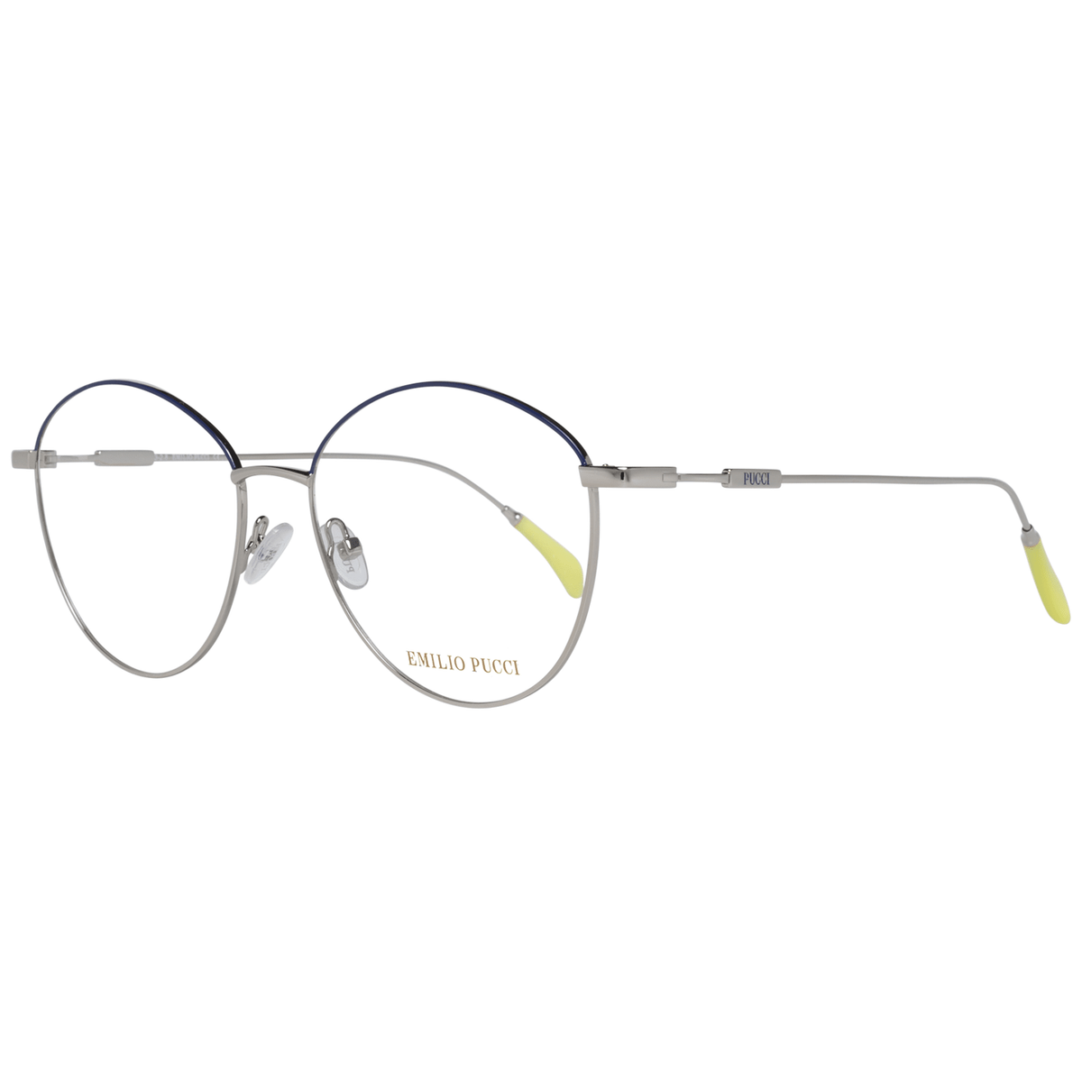 Lunettes Emilio Pucci en métal bleu (montures)