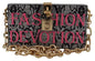 Pochette Dolce &amp; Gabbana grise Fashion Devotion Plexi SICILY BOX