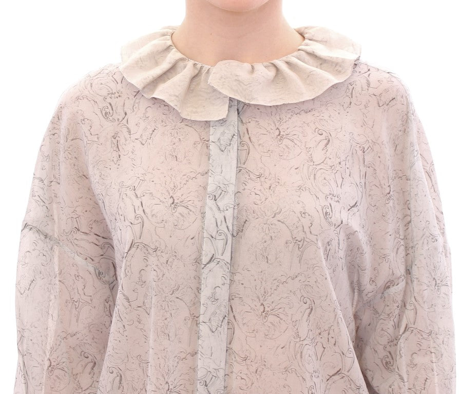 Blouse-tunique en coton bleu de Vika Gazinskaya