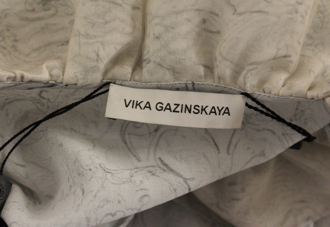 Blouse-tunique en coton bleu de Vika Gazinskaya