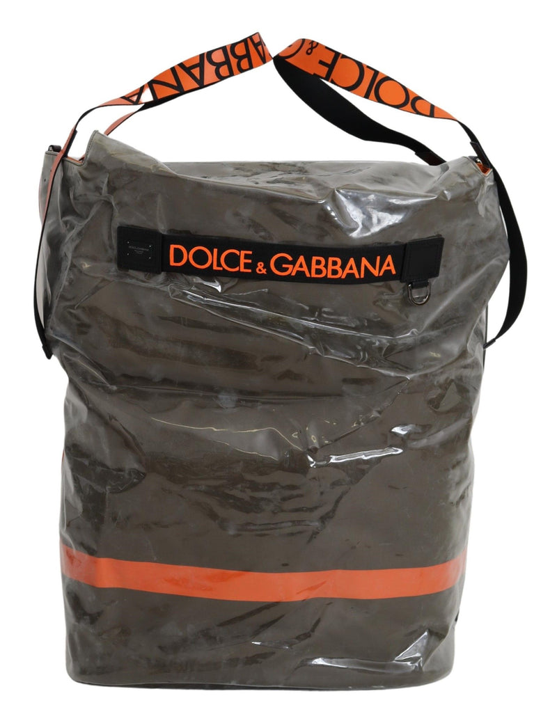 Grand sac cabas vert en coton Dolce & Gabbana pour homme