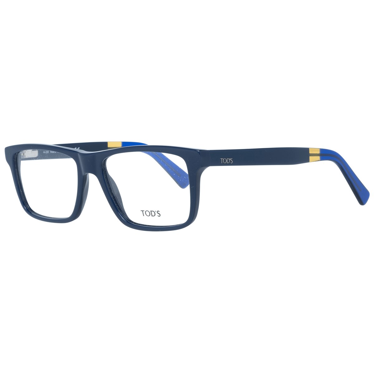 Lunettes de soleil rectangulaires bleues chics pour hommes de Tod's