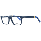 Lunettes de soleil rectangulaires bleues chics pour hommes de Tod's
