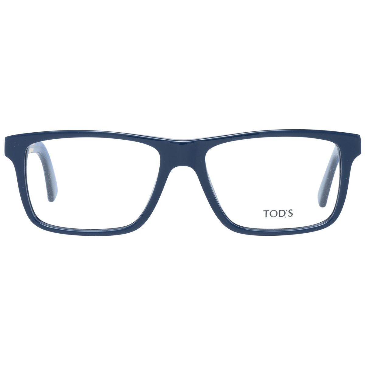 Lunettes de soleil rectangulaires bleues chics pour hommes de Tod's