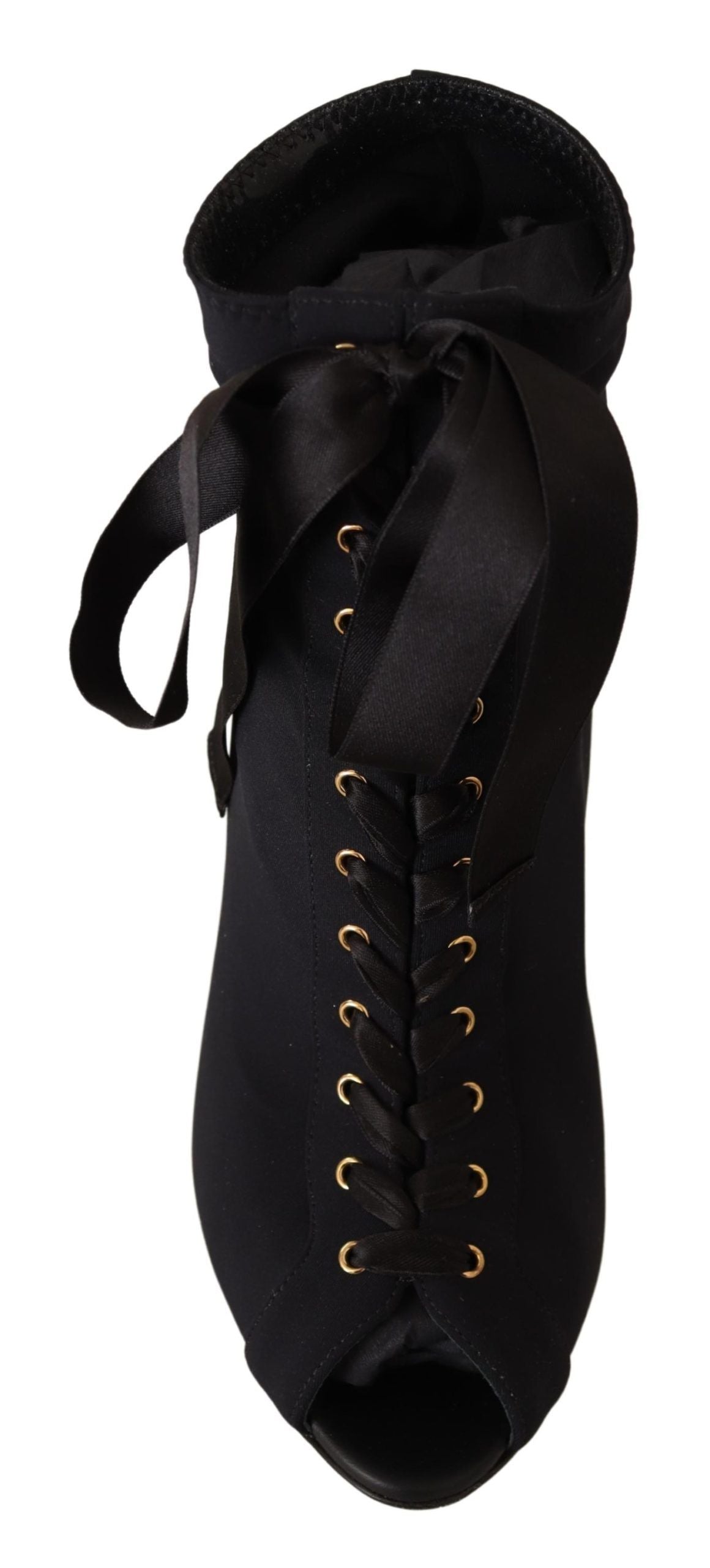 Bottines courtes noires extensibles Dolce &amp; Gabbana