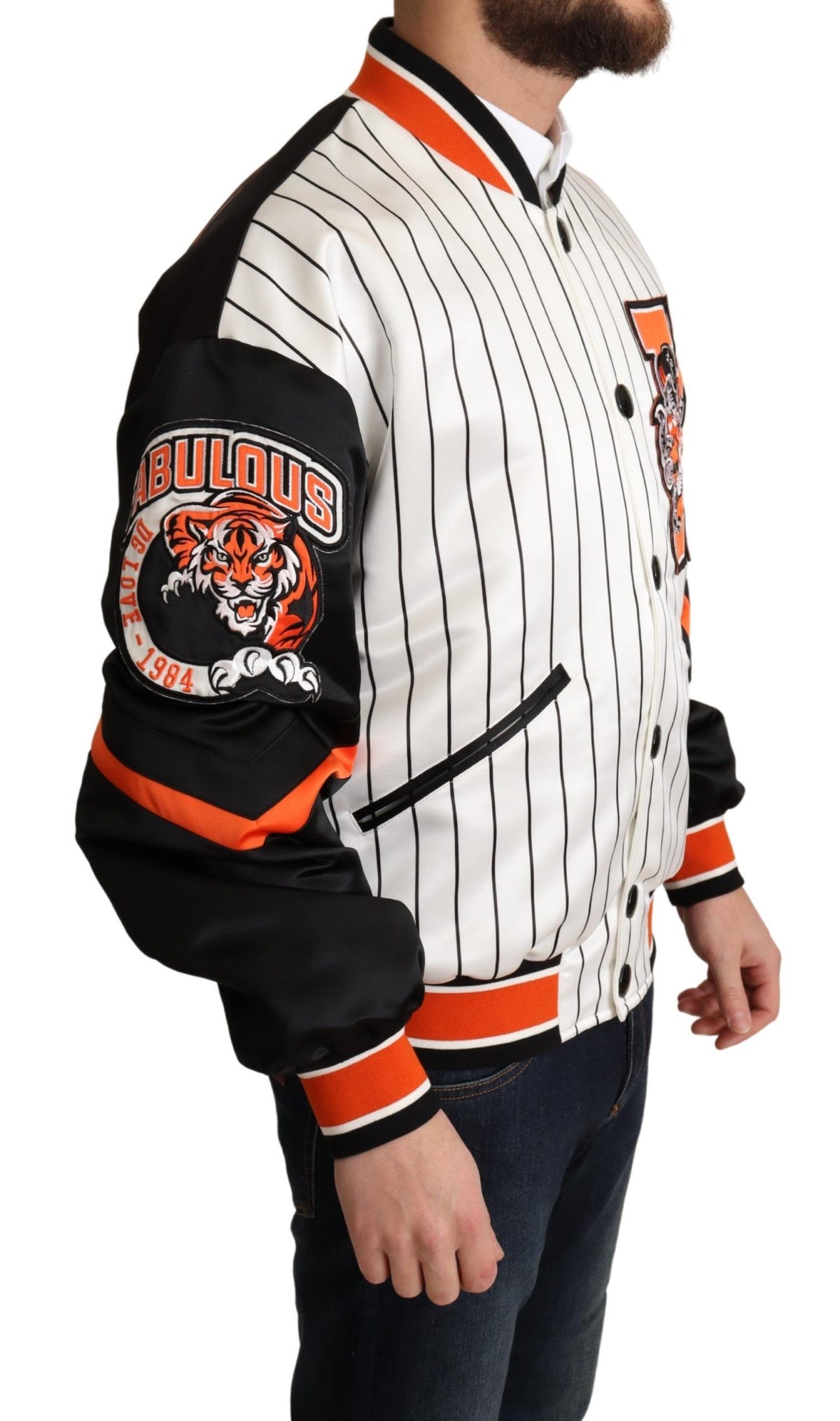 Veste bomber multicolore Dolce & Gabbana King Logo #DGMILLENNIALS