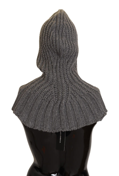 Dolce &amp; Gabbana Grijze 100% Kasjmier Gebreide Omslagdoek One Size