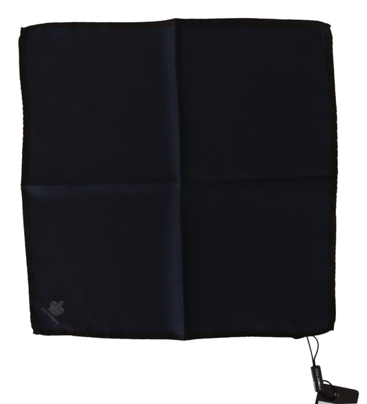 Foulard carré noir Dolce & Gabbana 100 % soie